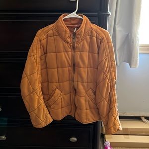 Free People Dolman Quilted Knit Jacket